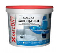 Краска ВД интерьерная белая матовая моющаяся 1,5кг Ореол Дисконт (6) Эмпилс