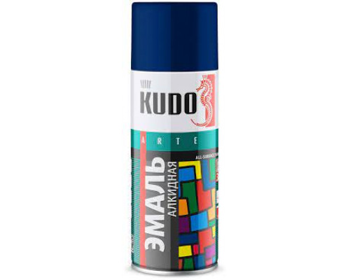 Краска-спрей темно-синяя 520мл KUDO (12) Эльф Филлинг