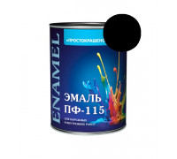Эмаль ПФ-115 черная 10кг Простокрашено (1) Эмпилс