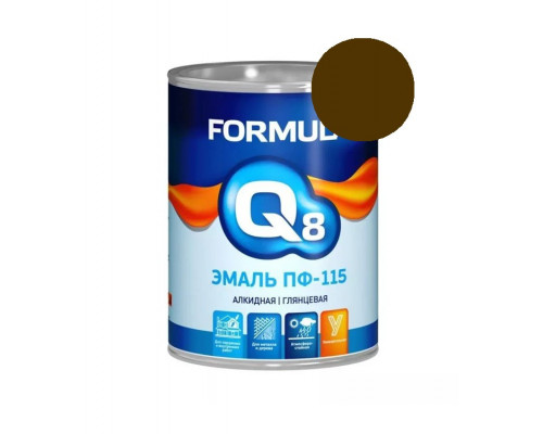 Эмаль ПФ-115 шоколадная 0,4кг F Q8 (28) Престиж