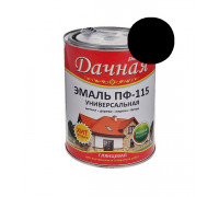 Эмаль ПФ-115 черная 6кг Расцвет Дачная (2) Эмпилс