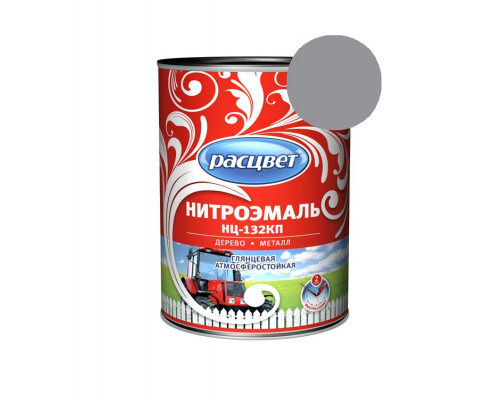 Эмаль НЦ-132 св-серая 0,7кг Расцвет (14) Эмпилс
