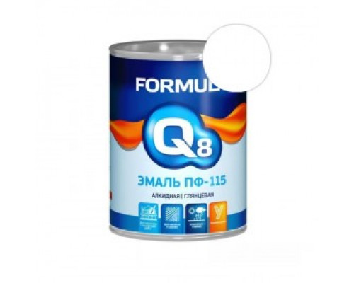 Эмаль ПФ-115 белая 0,9кг F Q8 (14) Престиж