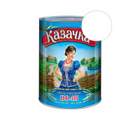 Эмаль ПФ-115 белая 0,9кг КАЗАЧКА (14) Престиж