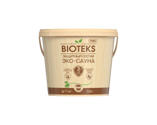 Состав Эко-сауна BIOTEKS 0,9л п/мат (18) Текс
