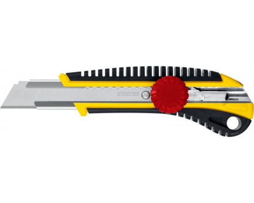 STAYER  KS-18, сегмент. лезвия 18 мм, Нож с винтовым фиксатором (09161)