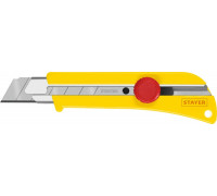 STAYER  SK-25, сегмент. лезвия 25 мм, Нож с винтовым фиксатором (09173)
