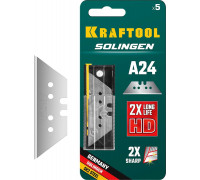 KRAFTOOL  Solingen А24 5 шт, Трапециевидные лезвия (09625-S5)