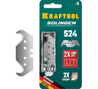 KRAFTOOL  Solingen S24 5 шт, Крюковидные лезвия (09643-S5)