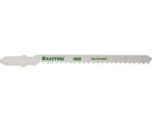 KRAFTOOL  T227D, EU-хвост., по металлу HSS, фигурныйрез,шаг 3мм, 75мм, 2шт., Полотна для лобзика (159558-3)