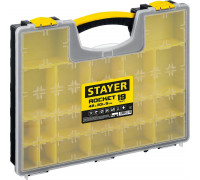 STAYER  MULTIMAX, 420 x 330 x 50 мм (16.5"), Пластиковый органайзер со съемными лотками (2-38032)