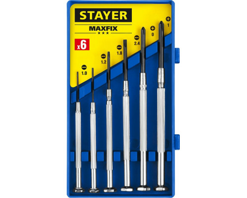 STAYER  6 предм., Часовые отвертки (2560-H6)