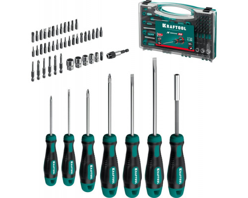 KRAFTOOL  Precision-51 для точных работ 51 предм., Отвертка (25691)
