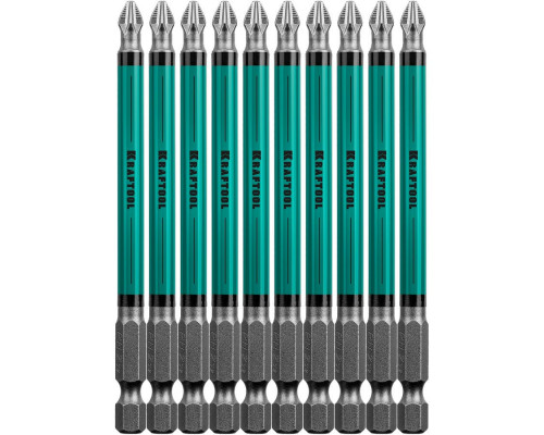 KRAFTOOL  OPTIMUM PH 2, 100 мм, 10 шт, Биты (26122-2-100-10)
