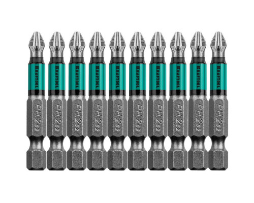 KRAFTOOL  OPTIMUM PH 2, 50 мм, 10 шт, Биты (26122-2-50-10)