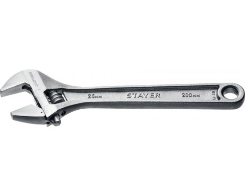 STAYER  MAX-Force, 200 / 25 мм, Разводной ключ (2725-20)