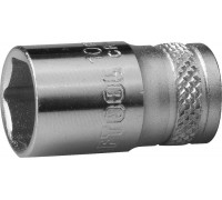 KRAFTOOL  FLANK, 1/4", 10 мм, Торцовая головка (27815-10)