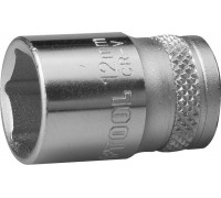 KRAFTOOL  FLANK, 1/4", 12 мм, Торцовая головка (27815-12)