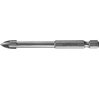 STAYER  8 мм, 4х кромка, HEX 1/4, Сверло по стеклу и кафелю (2985-08)