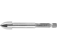STAYER  14 мм, 4х кромка, HEX 1/4, Сверло по стеклу и кафелю (2985-14)