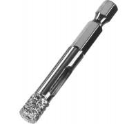 ЗУБР  АВК d 8 мм (HEX 1/4", 15 мм кромка), Вакуумное алмазное трубчатое сверло, Профессионал (29865-08)