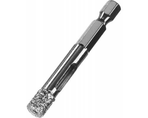 ЗУБР  АВК d 8 мм (HEX 1/4", 15 мм кромка), Вакуумное алмазное трубчатое сверло, Профессионал (29865-08)