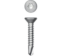 KRAFTOOL  DS-C 25 х 4.2 мм, А2, сверло, потай, ТХ20, саморез нержавеющий, 400 шт (300932-42-025)