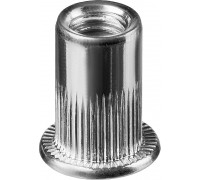 KRAFTOOL  Nut-S М12, резьбовые заклепки стальные с насечками, 100 шт (311707-12)