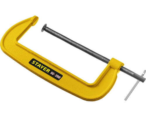 STAYER  SG-200 200 мм, Чугунная струбцина G (3215-200)