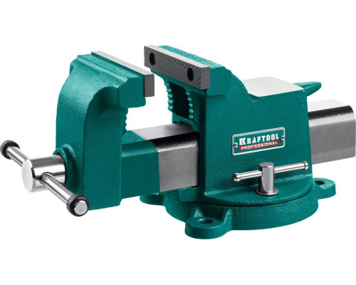 KRAFTOOL  STEEL, 100 мм, Стальные слесарные тиски (32701-100)