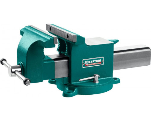 KRAFTOOL  STEEL, 200 мм, Стальные слесарные тиски (32701-200)