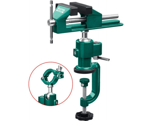 KRAFTOOL  PRECISION 75 мм, Шарнирно-поворотные тиски (32711-75)