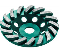 Kraftool  Turbo d 125 мм, Сегментная алмазная шлифовальная чашка, INDUSTRIAL (33368-125)