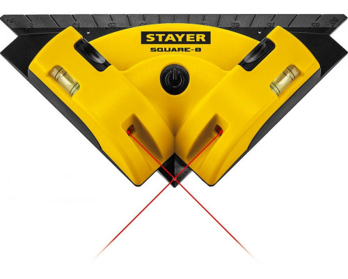 STAYER  8 м, Лазерный угольник для кафеля (34928)