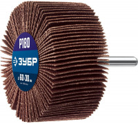 ЗУБР  d 60 x 30 мм, P180, на шпильке d 6 мм, Круг шлифовальный лепестковый, Профессионал (36602-180)