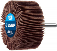 ЗУБР  d 60 x 30 мм, P320, на шпильке d 6 мм, Круг шлифовальный лепестковый, Профессионал (36602-320)