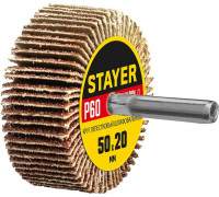 STAYER  d 50 x 20 мм, P60, на шпильке d 6 мм, Круг шлифовальный лепестковый (36607-060)