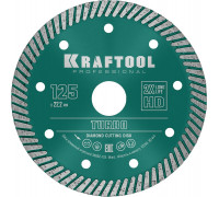 KRAFTOOL  TURBO 125 мм (22.2 мм,  10х2.4 мм), Алмазный диск (36682-125)