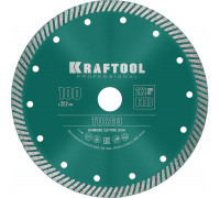 KRAFTOOL  TURBO 180 мм (22.2 мм,  10х2.6 мм), Алмазный диск (36682-180)