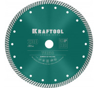 KRAFTOOL  TURBO 230 мм (22.2 мм,  10х2.8 мм), Алмазный диск (36682-230)