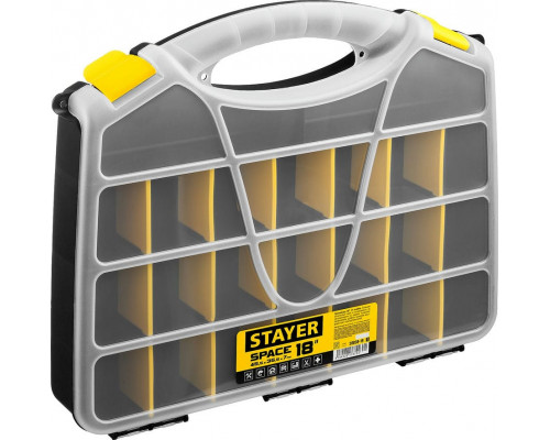 STAYER  SPACE-18, 460 х 365 х 70 мм, (18"), Пластиковый органайзер (38038-18)