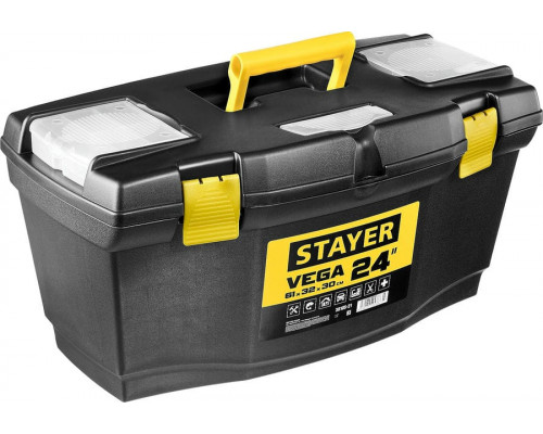 STAYER  VEGA-24, 610 х 320 х 300 мм, (24"), Пластиковый ящик для инструментов (38105-21)