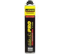 STAYER  PRO 750мл пистолетная всесезонная выход до 35л, Монтажная пена, PROFESSIONAL (41135)