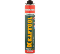 KRAFTOOL  PRO выход до 45л 750мл SVS не залипающий клапан, пистолетная всесезонная, Монтажная пена (41182)