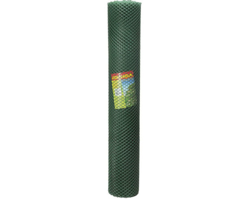 GRINDA  цвет хаки, 1.63x15 м, ячейка 18х18 мм, 2 шт, Садовая решетка (422277)