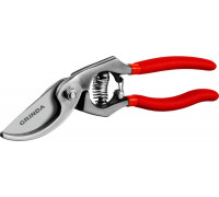 GRINDA  G-7 210 мм, с направленным под углом лезвием, цельнокованый, Плоскостной секатор (423107)