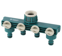 RACO  Original 3/4" - 1", четырехканальный, с внутренней резьбой, Поливочный распределитель (4250-55257C)