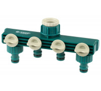 RACO  Original 1/2" - 3/4", четырехканальный, с внутренней резьбой, Поливочный распределитель (4250-55258C)