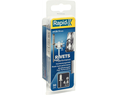 RAPID  4.8х14 мм, 50 шт, Алюминиевая заклепка (5000389)