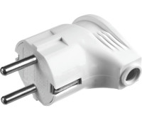 STAYER  белая 16А/220В 1300Вт  Вилка угловаяMAXElectro (55161-W)